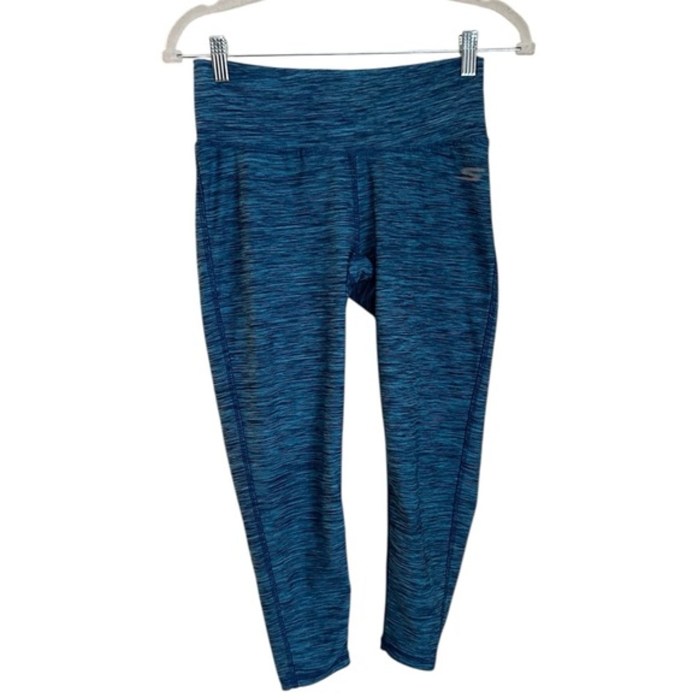 Sketcher performance blue leggings, size small